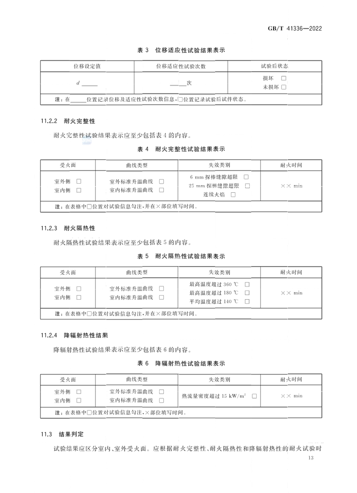 GB/T 41336-2022《建筑幕墻防火性能分級(jí)及試驗(yàn)方法》全文公開(kāi)