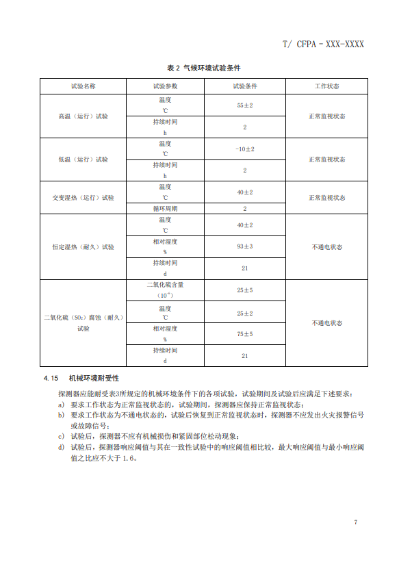 關(guān)于對《風(fēng)管感煙火災(zāi)探測器》（征求意見稿）征求意見的函