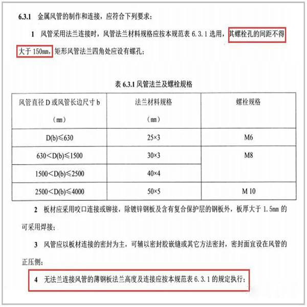 薄鋼板法蘭排煙風管常見的錯誤連接方式